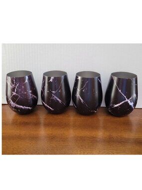 FineDine Stainless Steel Unbreakable Glasses